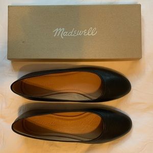 NWT Madewell Ballet Flat in Leather